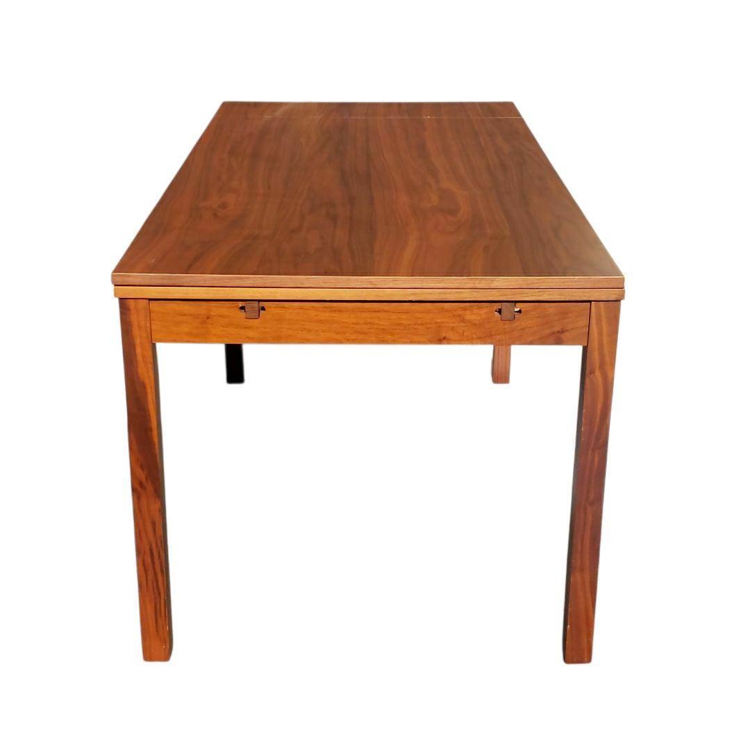 廃盤希少 無印良品 ウォールナット ダイニングテーブル伸長式 140~190cm