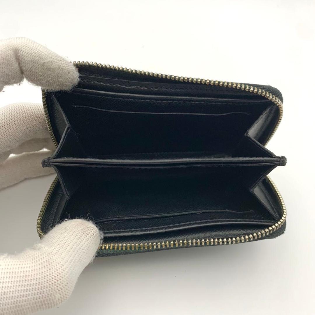 鑑定済み ルイヴィトン ジッピーパース 財布 ケース コンパクト 黒