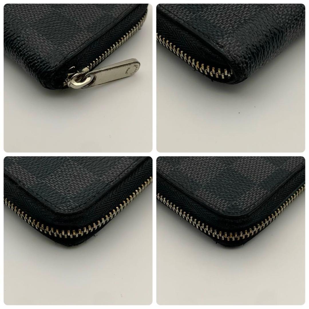 鑑定済み ルイヴィトン ジッピーパース 財布 ケース コンパクト 黒