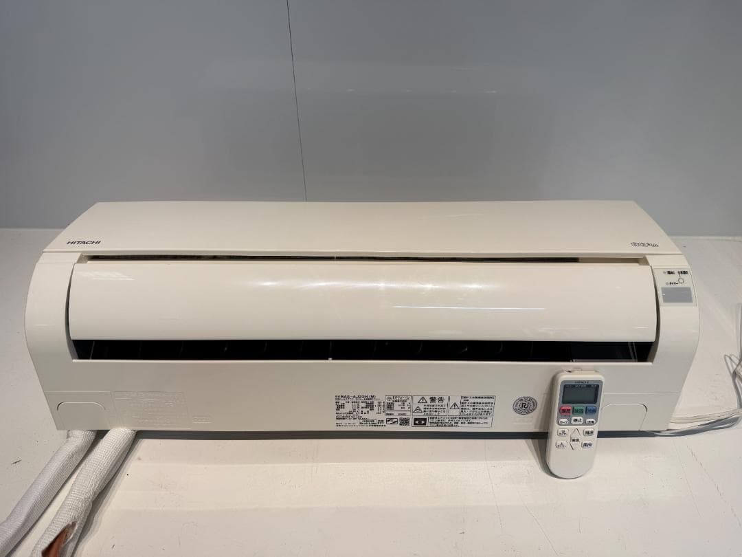 118　HITACHI　2018年製エアコン　6～8畳用　分解洗浄済