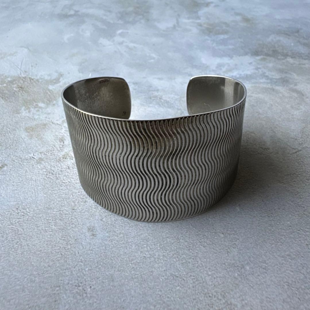 ヴィンテージ ボーンカフブレスレット シルバー925 メキシコ製