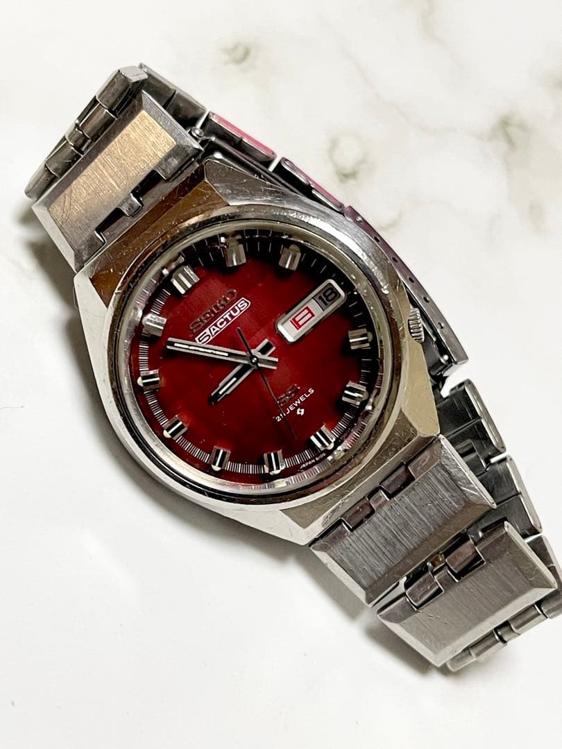 1973年9月製 セイコー5アクタスSS デイデイト 25J カットガラス