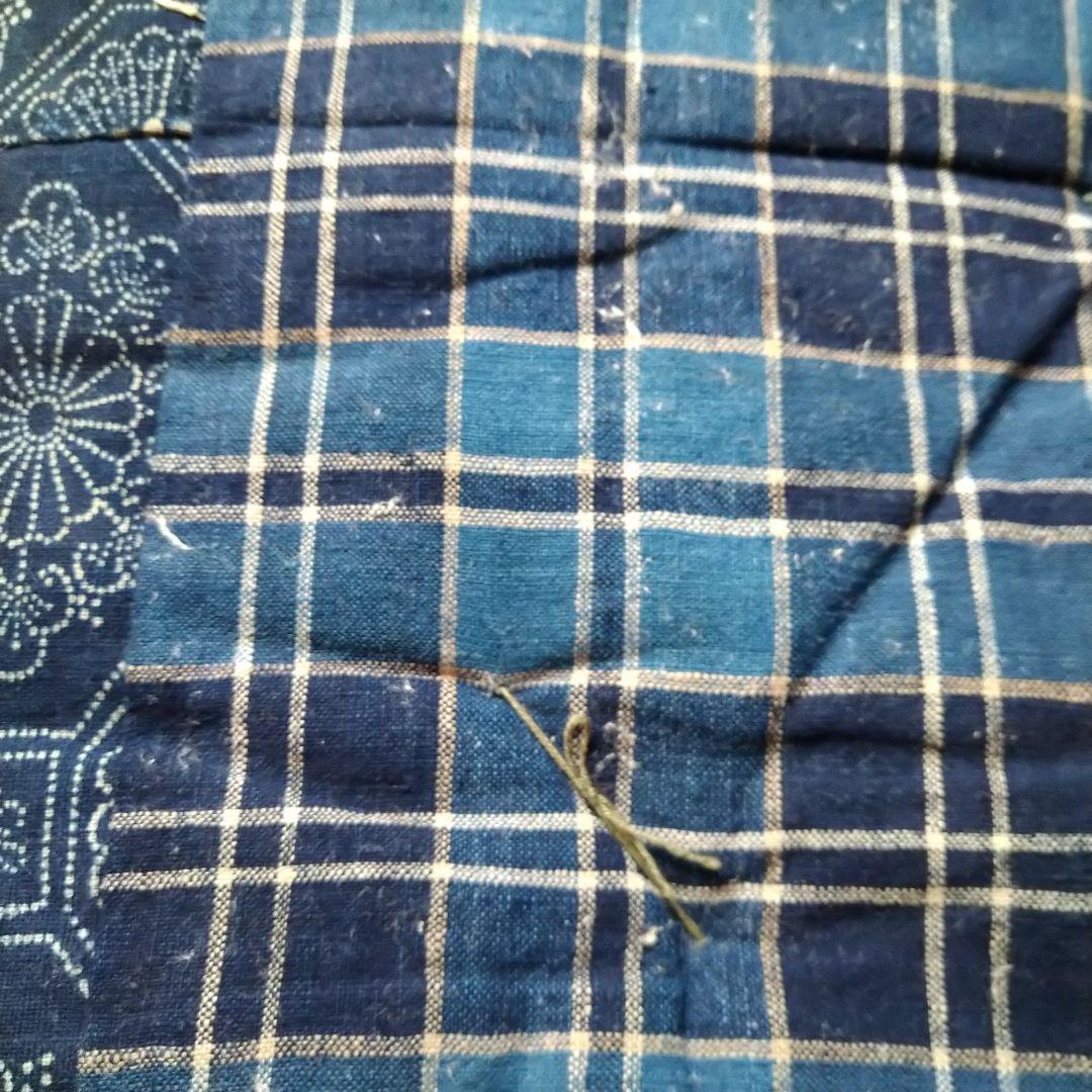 座布団 古布 絣 布団皮