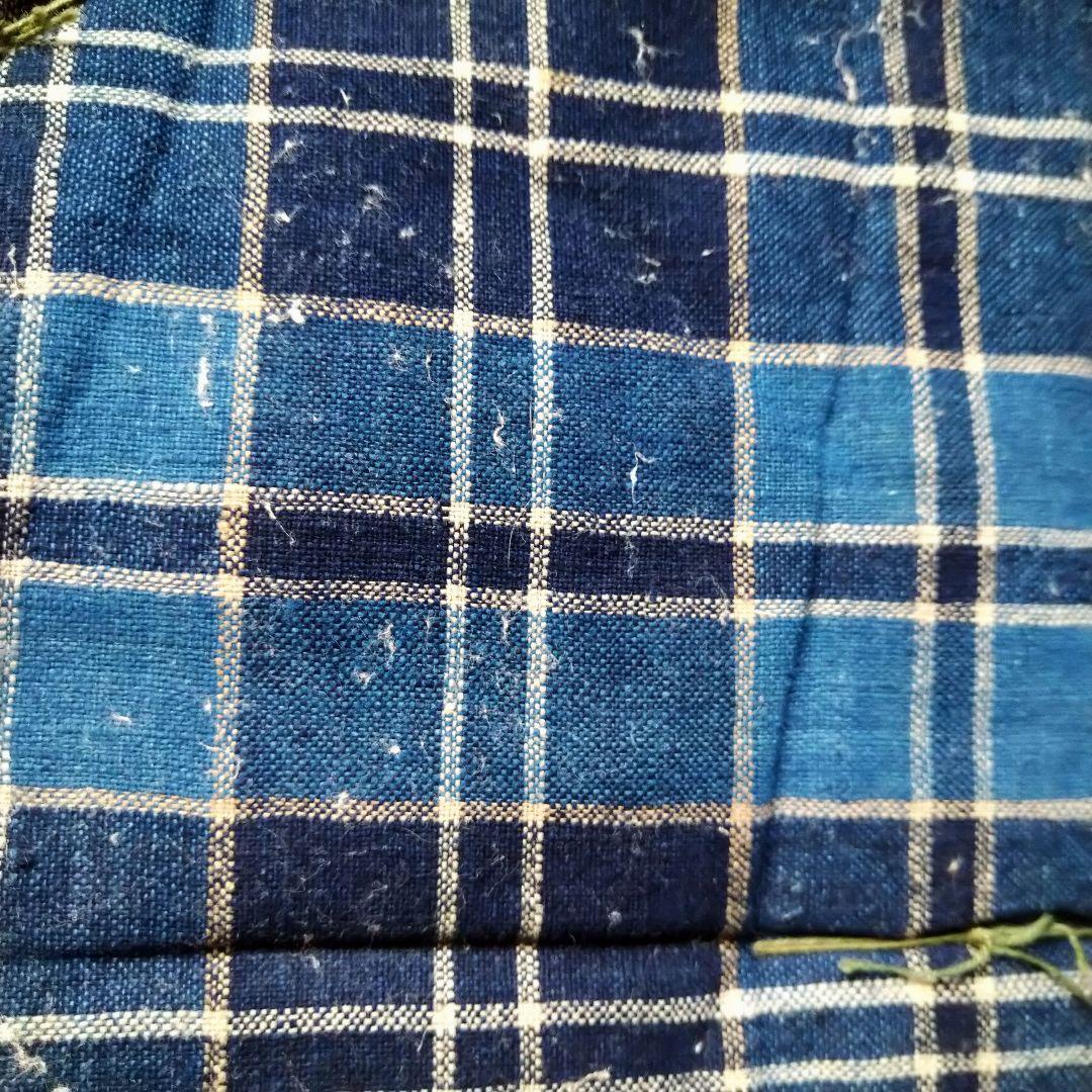座布団 古布 絣 布団皮