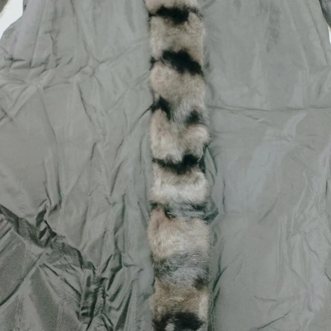 【激レア】【シルク100%】ロリス毛皮 ロングコート マキシ丈 L リアルファー