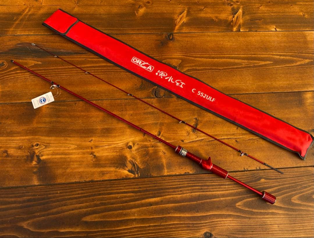 超軽量　カーボンロッド　アジングロッド　C552ULF 165cm ベイトロッド