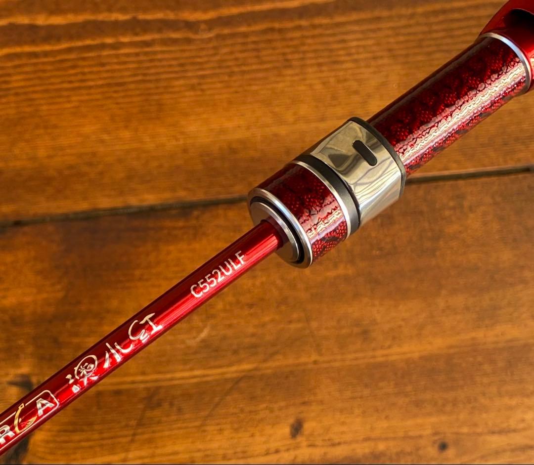 超軽量　カーボンロッド　アジングロッド　C552ULF 165cm ベイトロッド