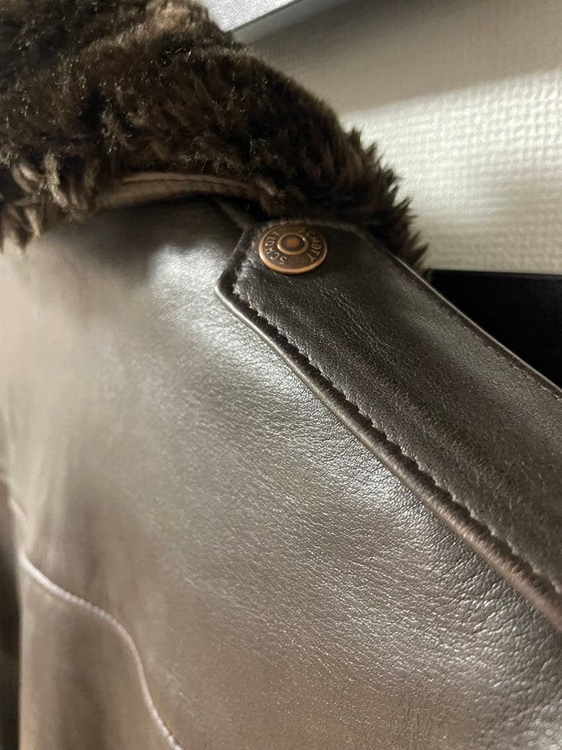 あききー　Schott ショット　レザー　ライダース　G1 A2 ボバー