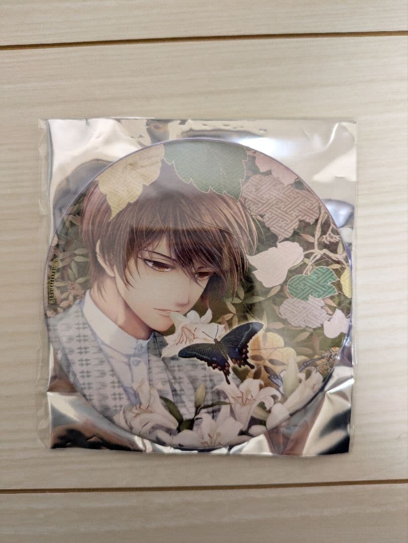 蝶の毒 華の鎖 100mm　缶バッジ　真島