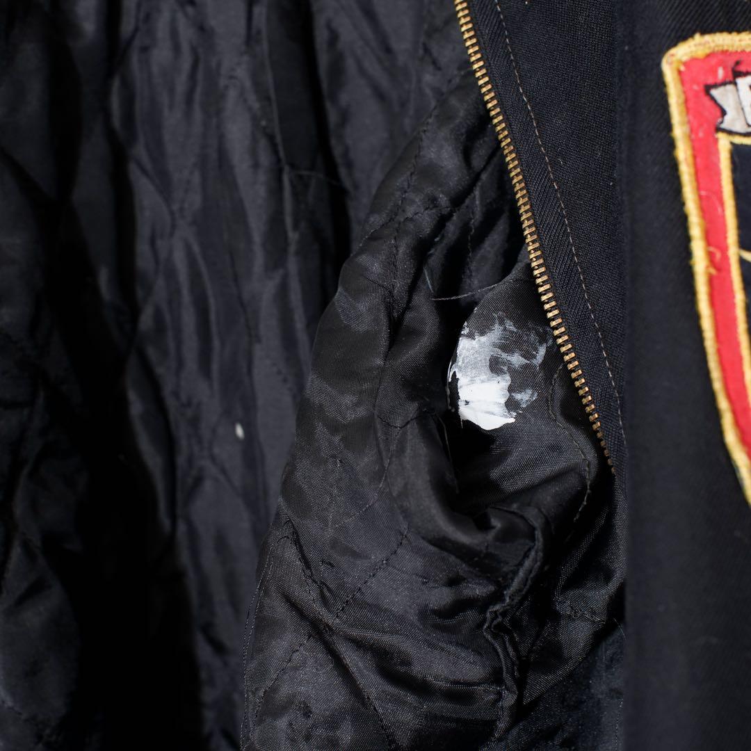 米軍ミリタリー90S U.S.NAVY 海軍 ツアージャケット USS