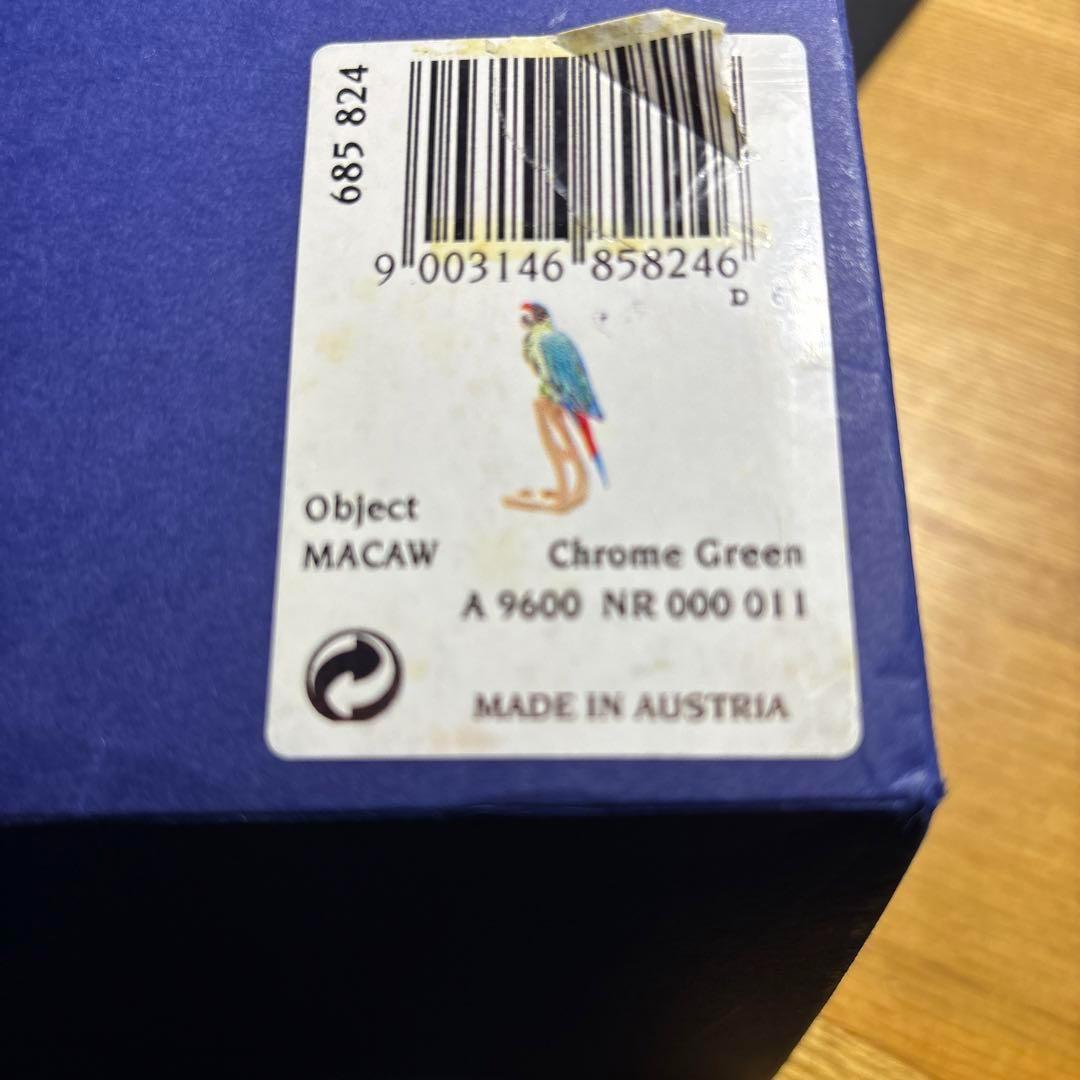 スワロフスキー コンゴウインコ 鳥 オウム