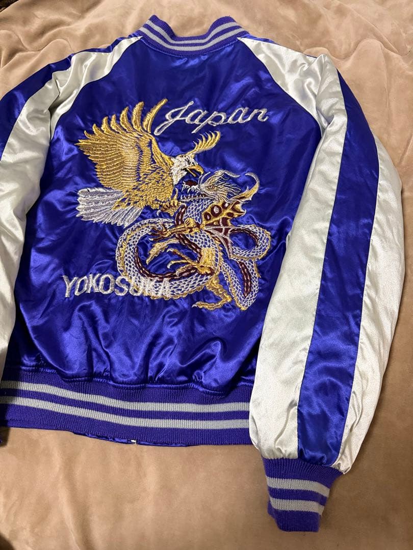 日本製 美品 hoshihime 鷲龍 限定 スカジャン vintage サテン