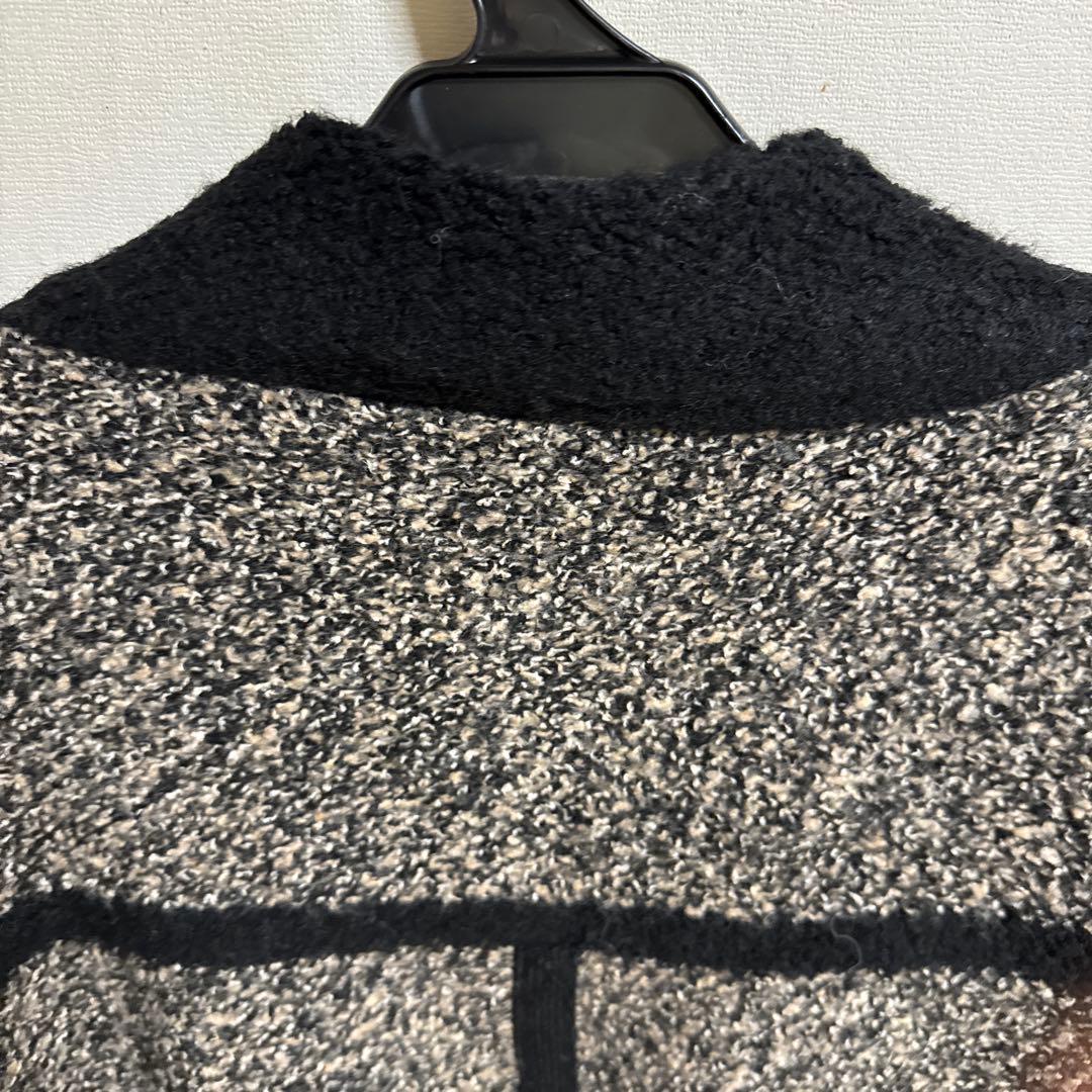 【完売品】ツイード調パイルニットジャケット