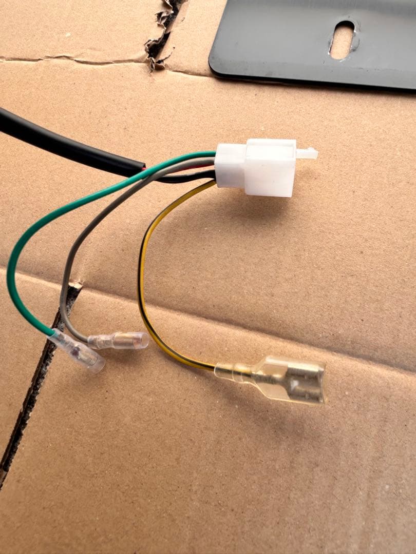 M*K様 W650ショートリアフェンダー テールランプW800W400SRデイト