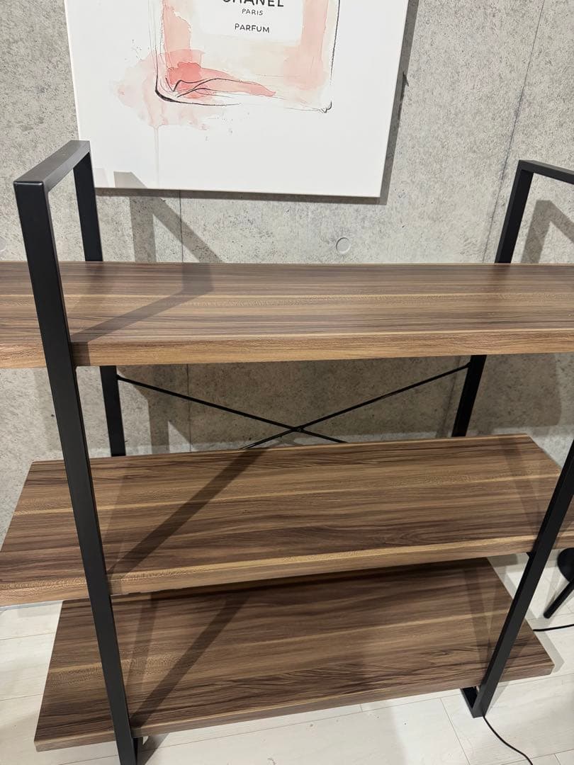 C*g様 LOWYA シェルフ ラック ヴァルノフ 3段 ウォルナット