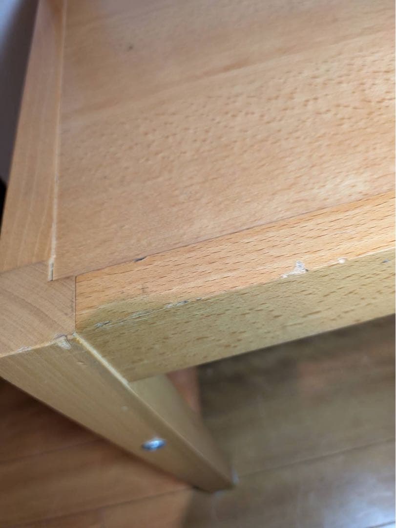 ■送料込■無印 ダイニングチェア ブナ材 木製イス 廃盤品 2脚セット 椅子