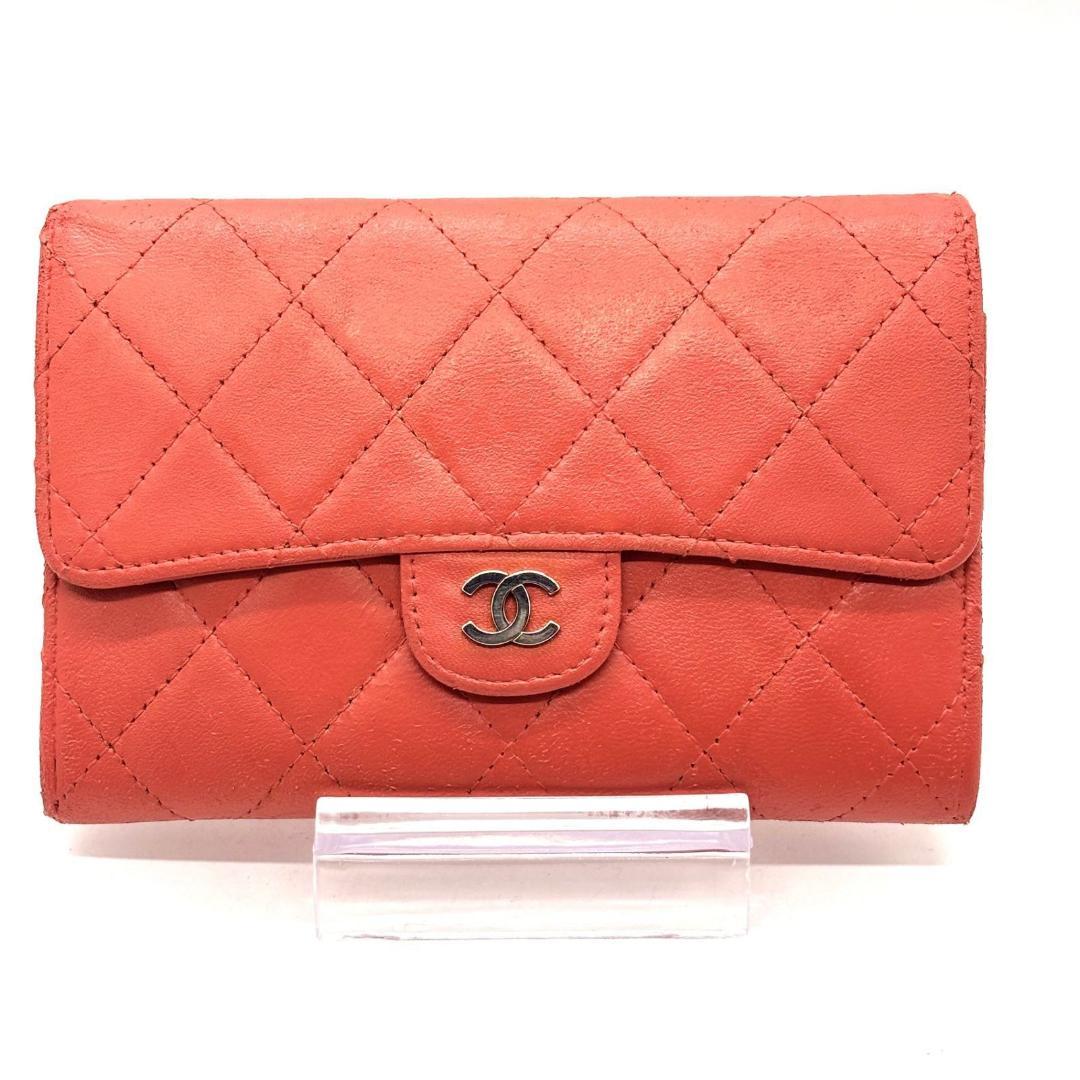 R*⭐様 CHANEL　二つ折り財布 クラシックマトラッセ ココマーク キルティ