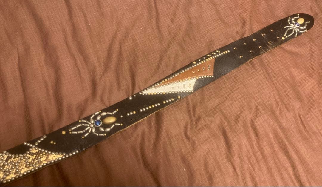 ZOOLレザースタッズベルト ウルフルズヘッド ロッカーズ ルイスレザー レア