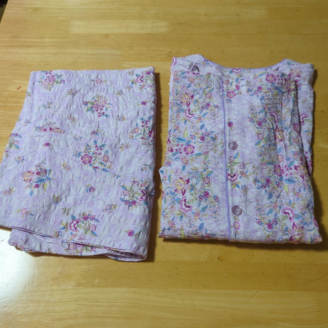Wacoal  ワコ一ル  ミントン  パジャマ ゜ 長袖 パ−プリル 花柄