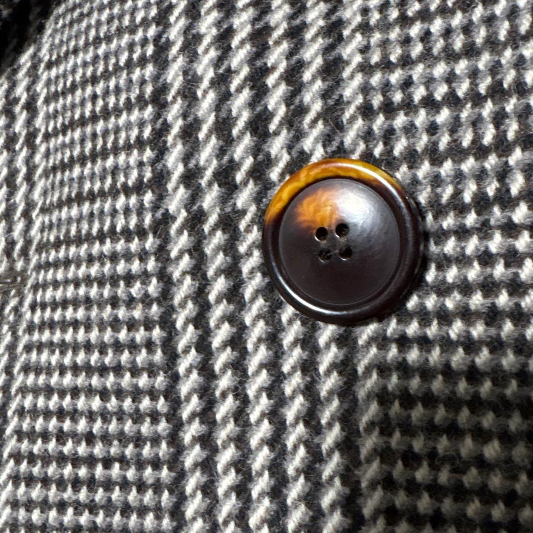 【美品】ジャーナルスタンダードレリュームダブルカラーチェックコートオーバーサイズ