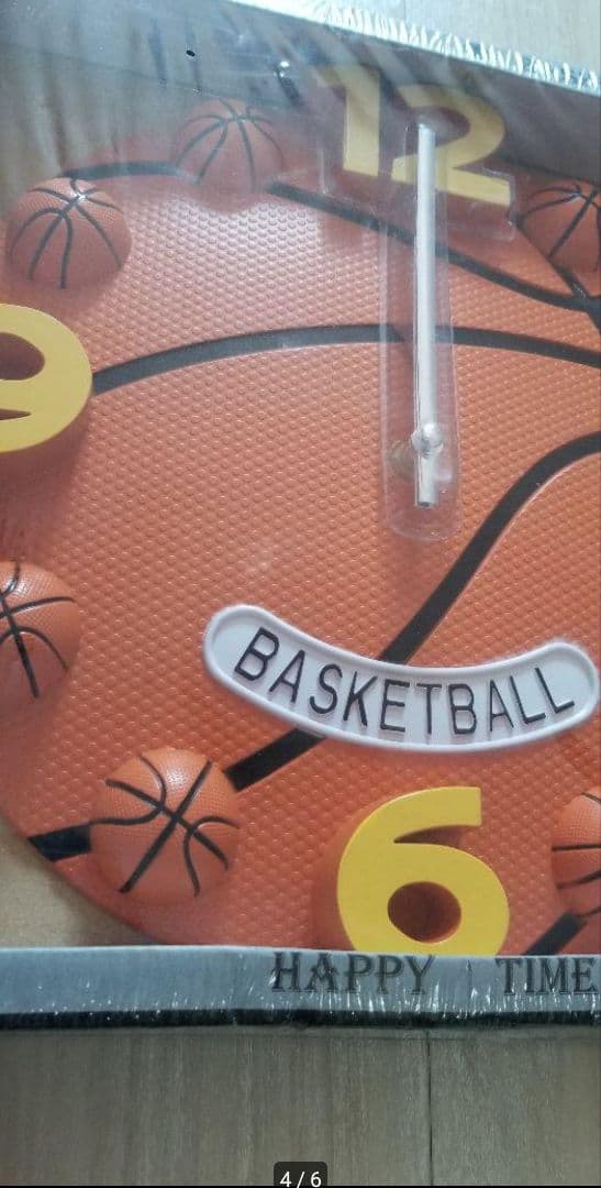 新品‼️希少★ バスケットボール壁掛け時計 Bリーグ NBA