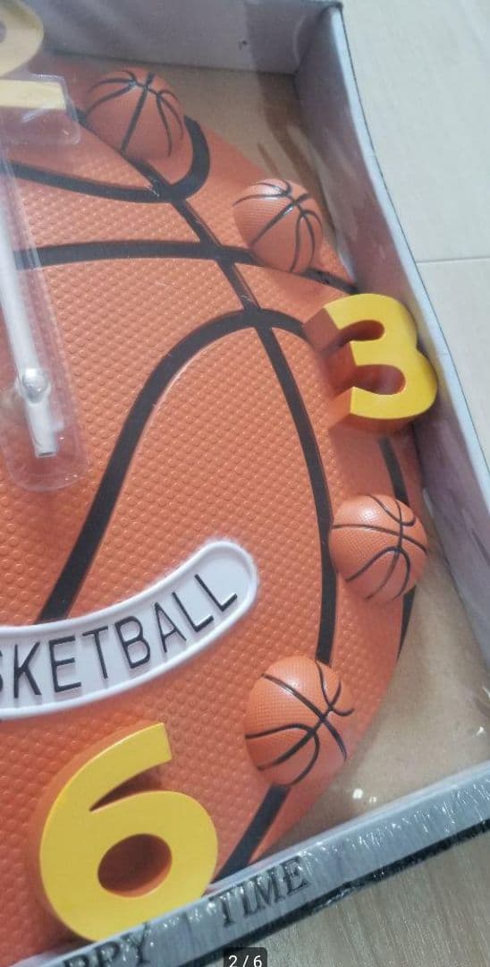 新品‼️希少★ バスケットボール壁掛け時計 Bリーグ NBA