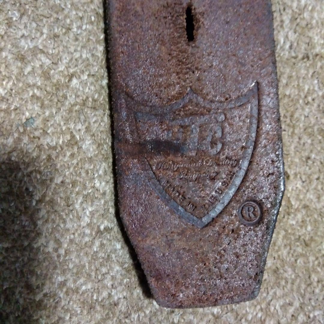 36inch フラワー HTC スタッズベルト ブラウン