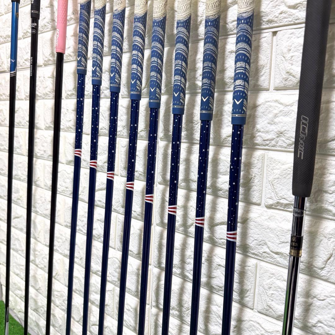 ゴルフセット　豪華　キャロウェイ　XR ラウンド仕様　打感良好　すぐ使える