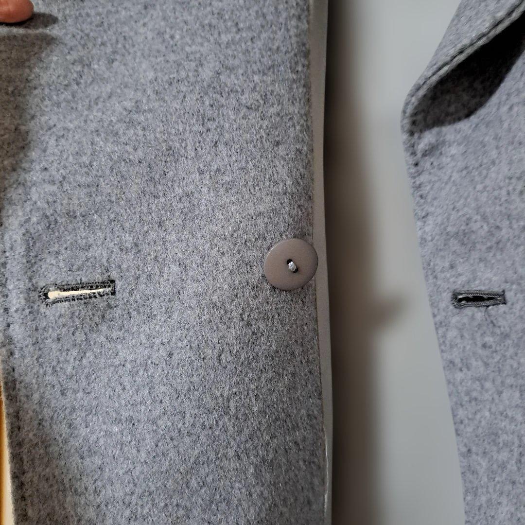 週末限定価格　23区 サイズ38 ライトグレー 羊毛アンゴラ混合コート