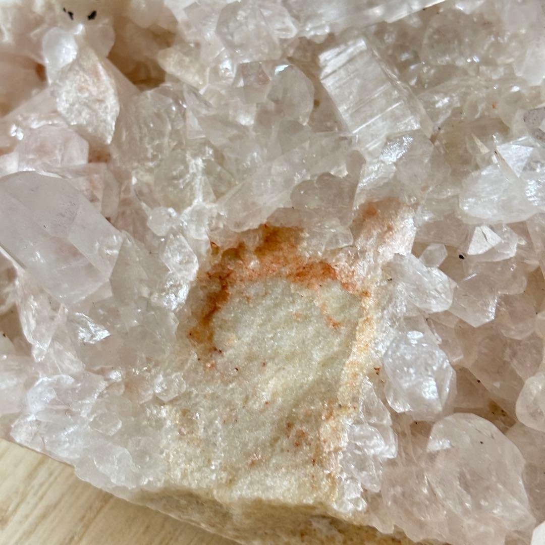 訳あり！大きめ　ピンクヒマラヤ産水晶　クラスター　1.5kg