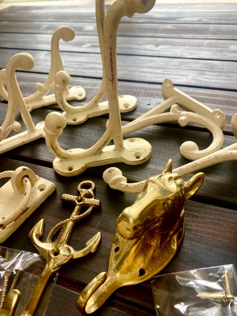 フック　コートバッグハンガー　9個