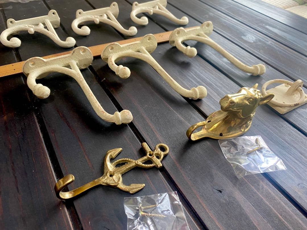 フック　コートバッグハンガー　9個