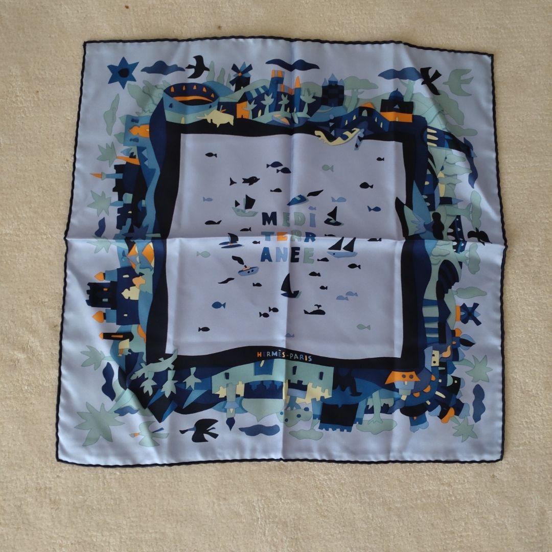 エルメススカーフ　プチカレ シルク100%