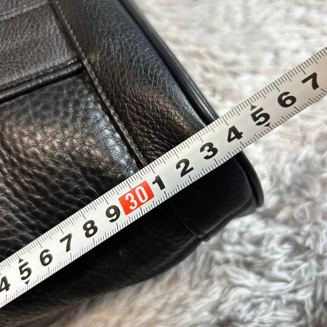 TRION トライオン　2wayショルダー付きレザートートバッグ　ビジネストート