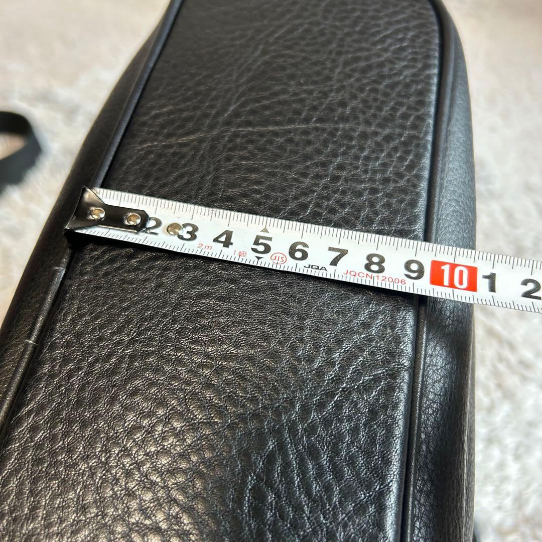 TRION トライオン　2wayショルダー付きレザートートバッグ　ビジネストート