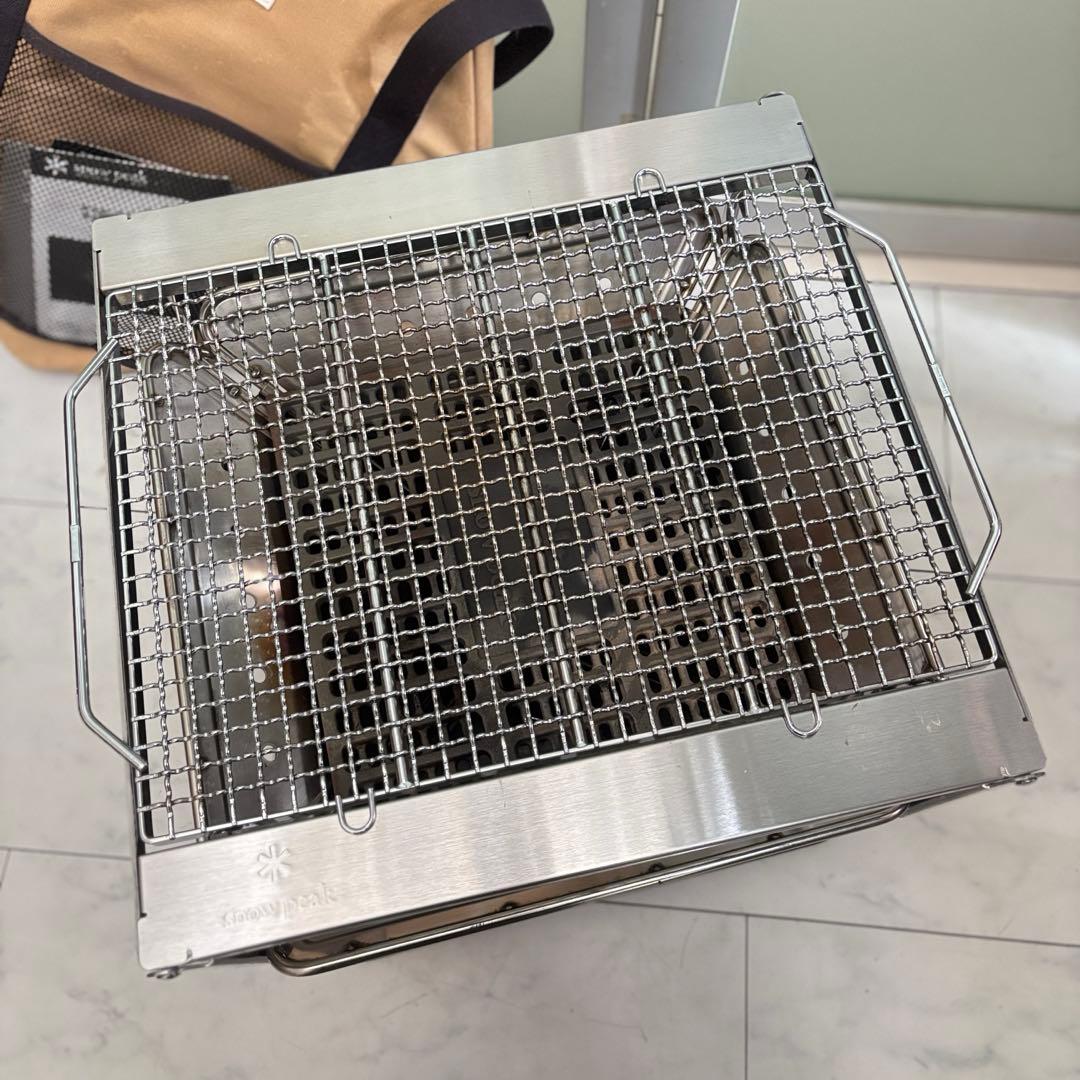 スノーピーク 焚火台 L スターターセット＋ グリルブリッジ・網付 収納バッグ付