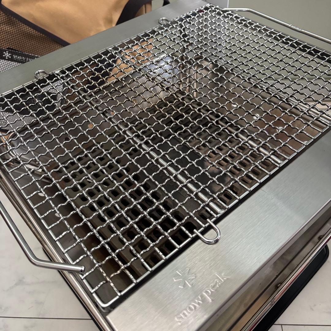 スノーピーク 焚火台 L スターターセット＋ グリルブリッジ・網付 収納バッグ付