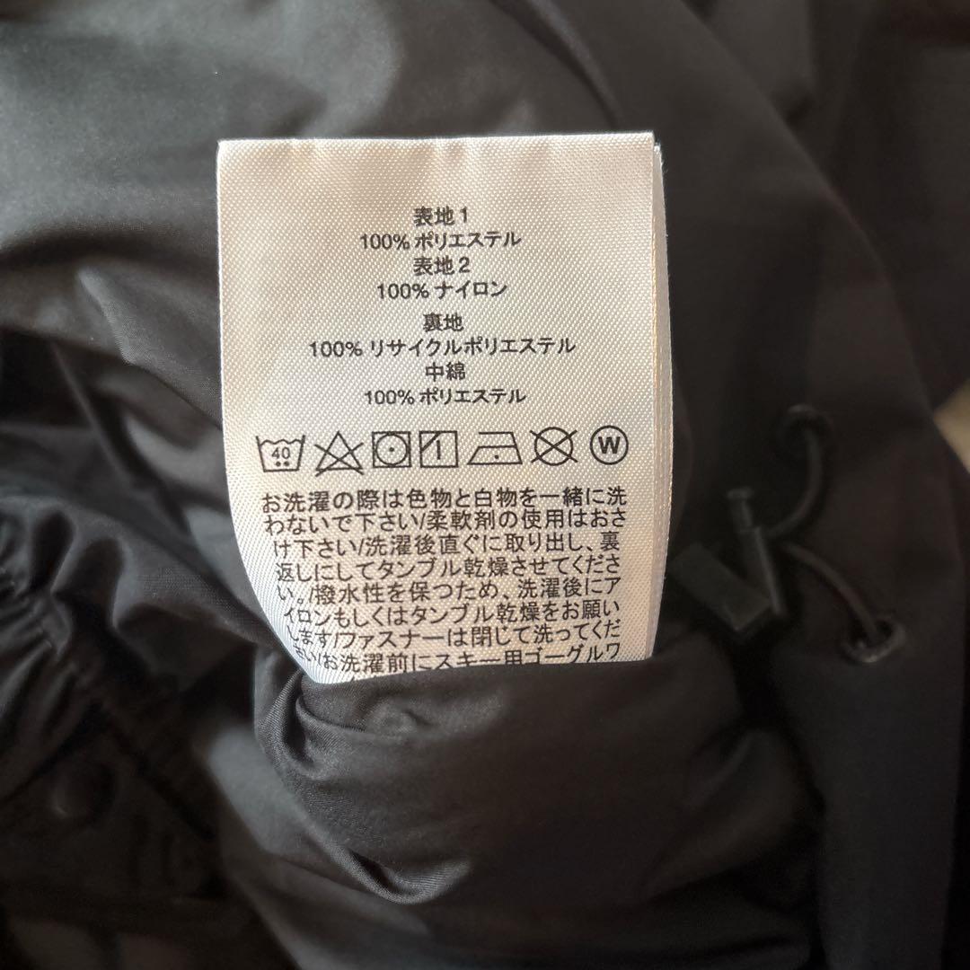 美品　ピークパフォーマンス　スキーウェア セット　中綿　ブラック　上下