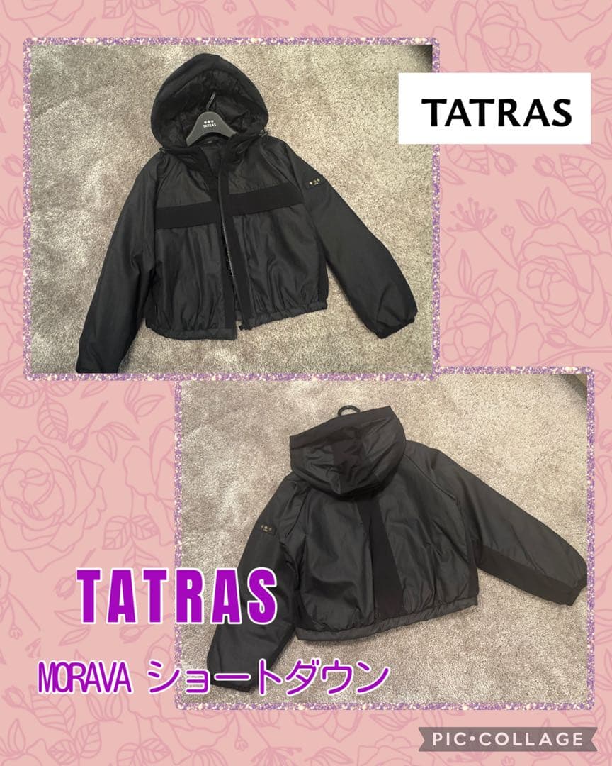 新品未使用　国内直営店　TATRAS タトラスMORAVA ショートダウン 黒