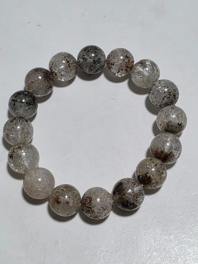13㎜ シュードモルフクリスタルインクォーツ　ブレスレット