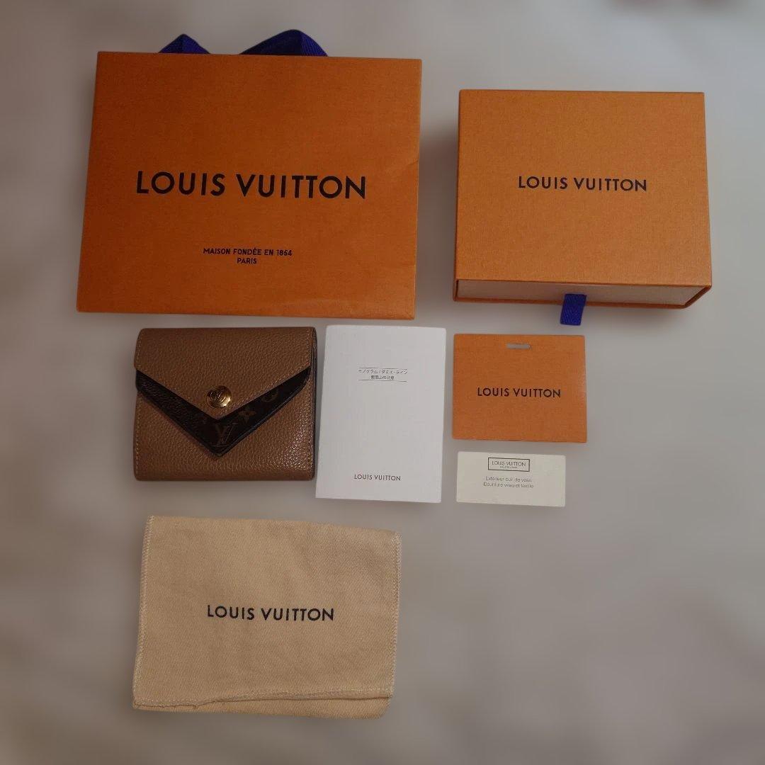 あ*様 LOUIS VUITTON 二つ折り財布 ブラウン