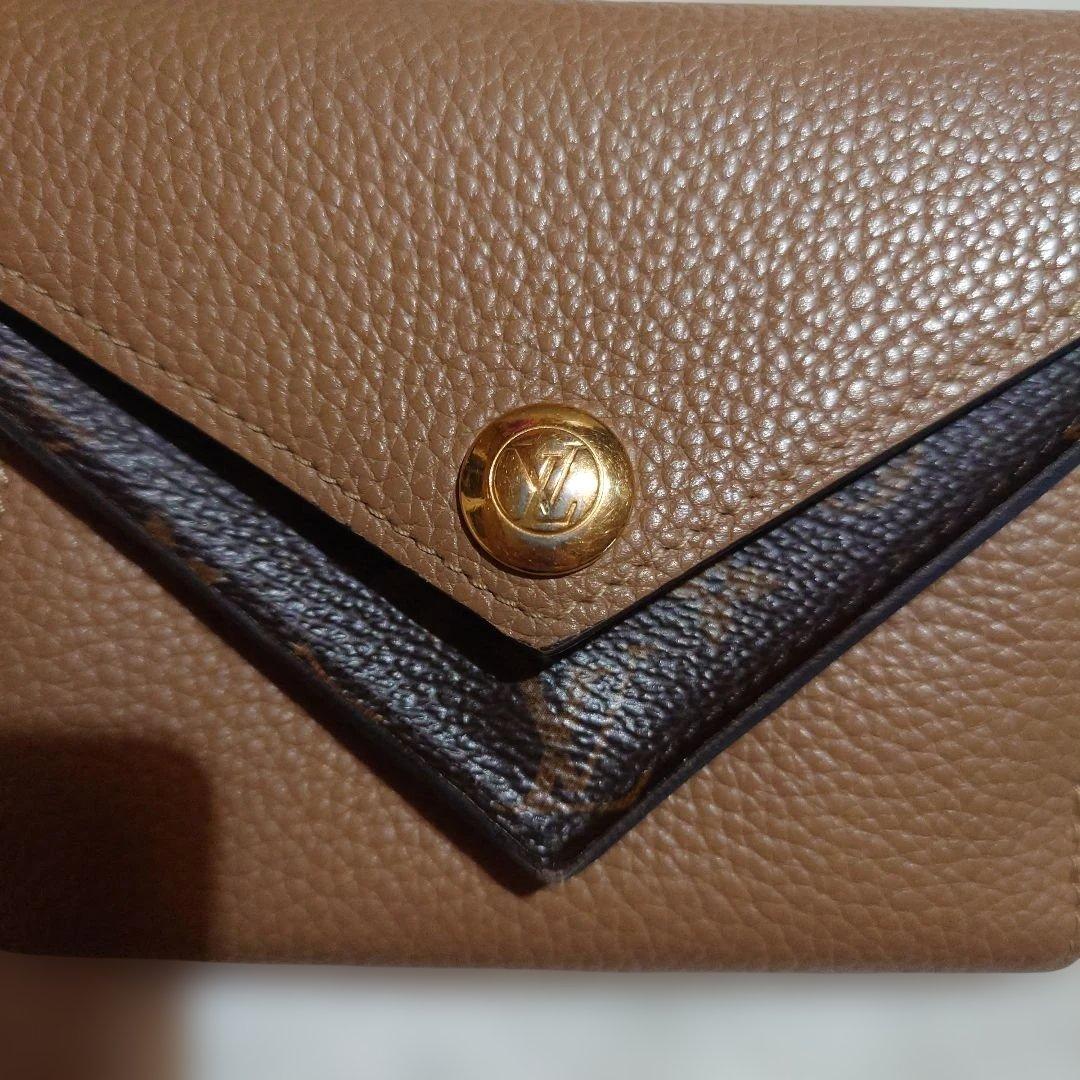 あ*様 LOUIS VUITTON 二つ折り財布 ブラウン