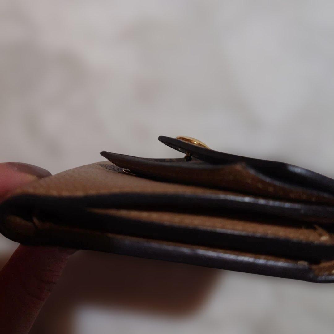 あ*様 LOUIS VUITTON 二つ折り財布 ブラウン