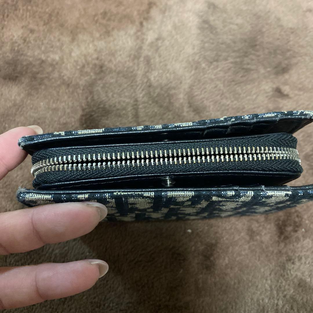 Christian Dior 二つ折り財布 ロゴパターン