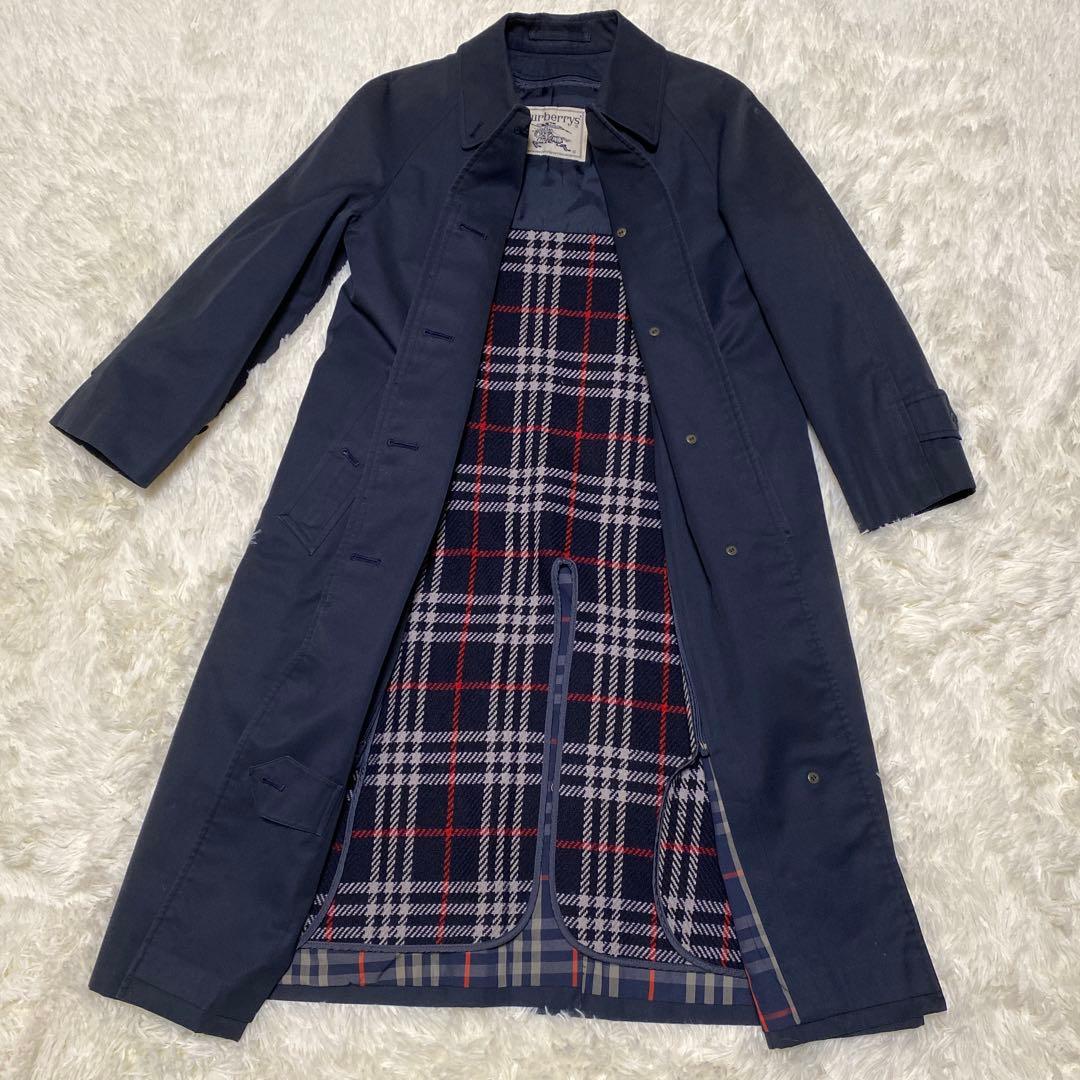 Burberrys レディース トレンチコート ノバチェック ライナー付 9 紺