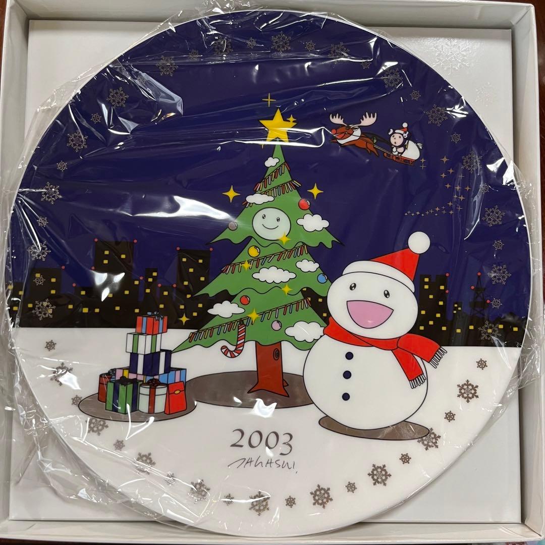 村上隆 クリスマス プレート 2003 銀座並木通り