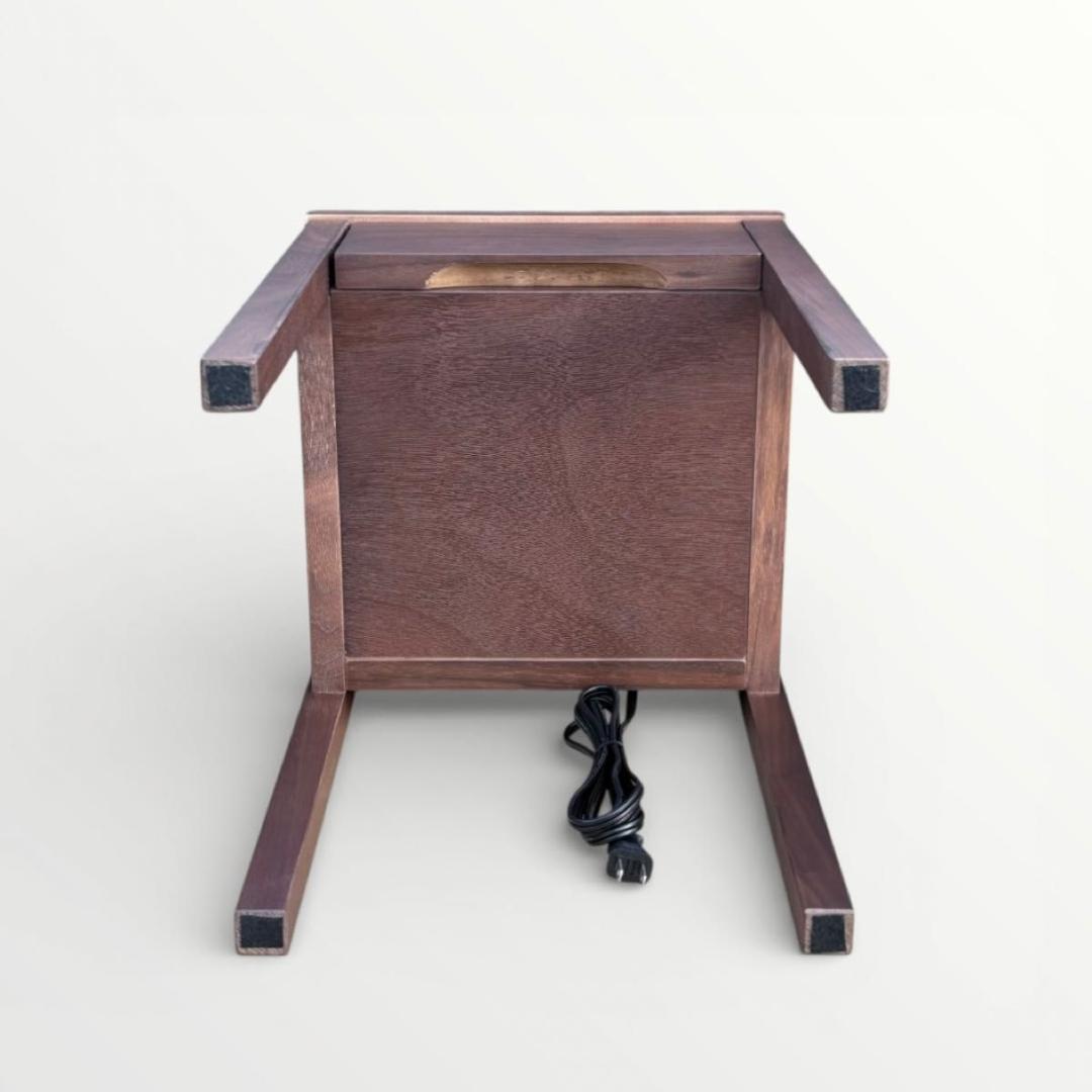 関家具 アマンドⅡ サイドテーブル ナイトテーブル ウォールナット 北欧デザイン