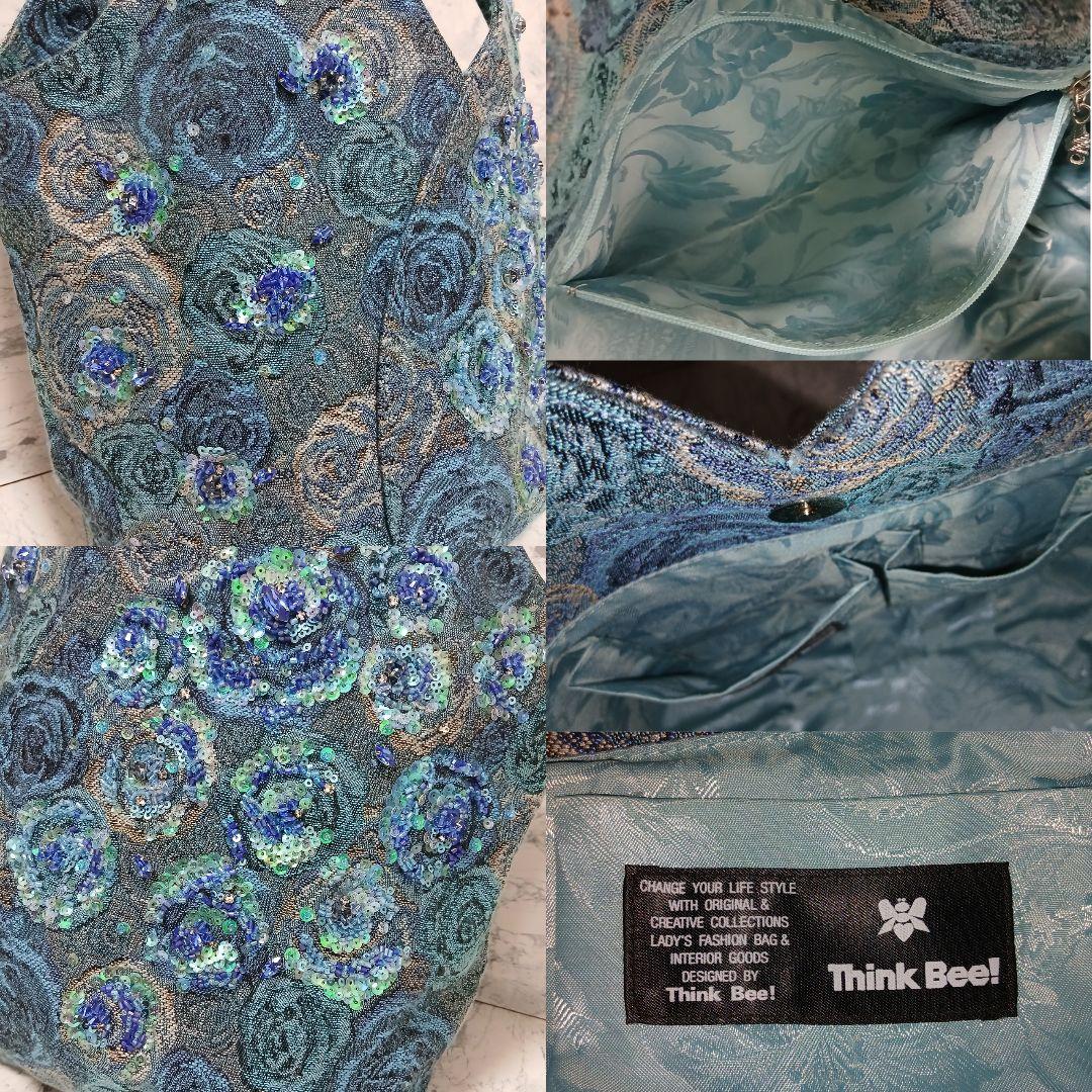 【極美品】Think Bee！ネバーエンディングブルーローズ トートバッグ