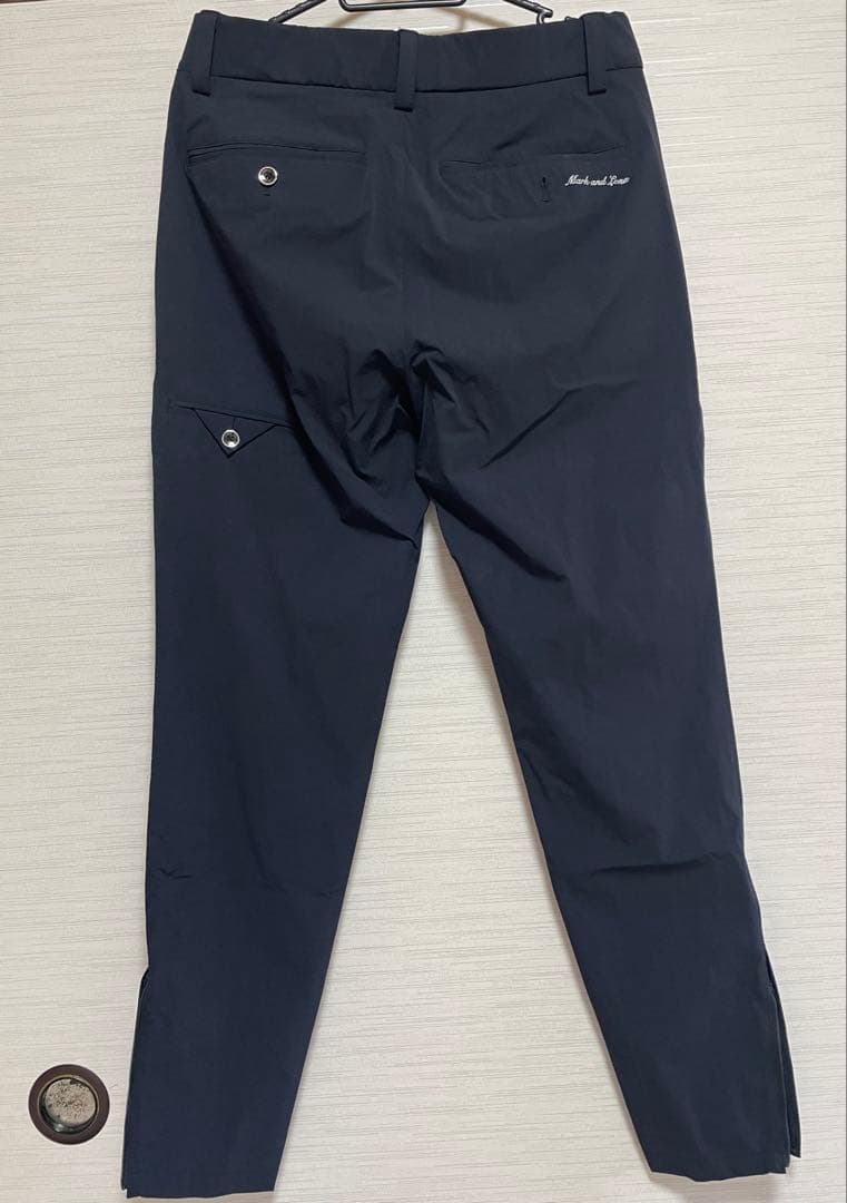 【MARK&LONA】 ゴルフ BLACK トラウザーパンツ