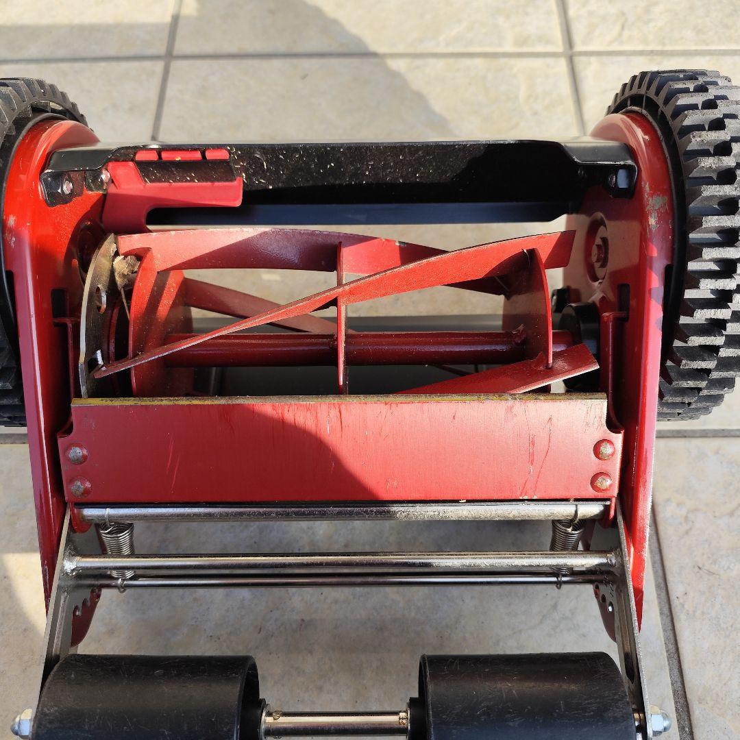 手動芝刈機 手押し式 キンボシ ハッピーバーディーモア DX ガーデニング